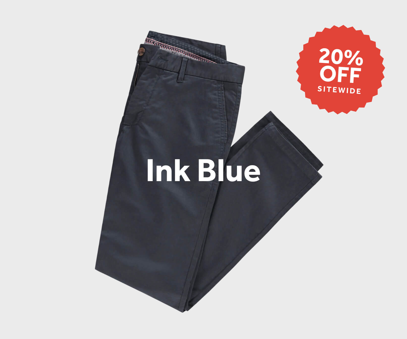 Perk Chinos in Ink Blue
