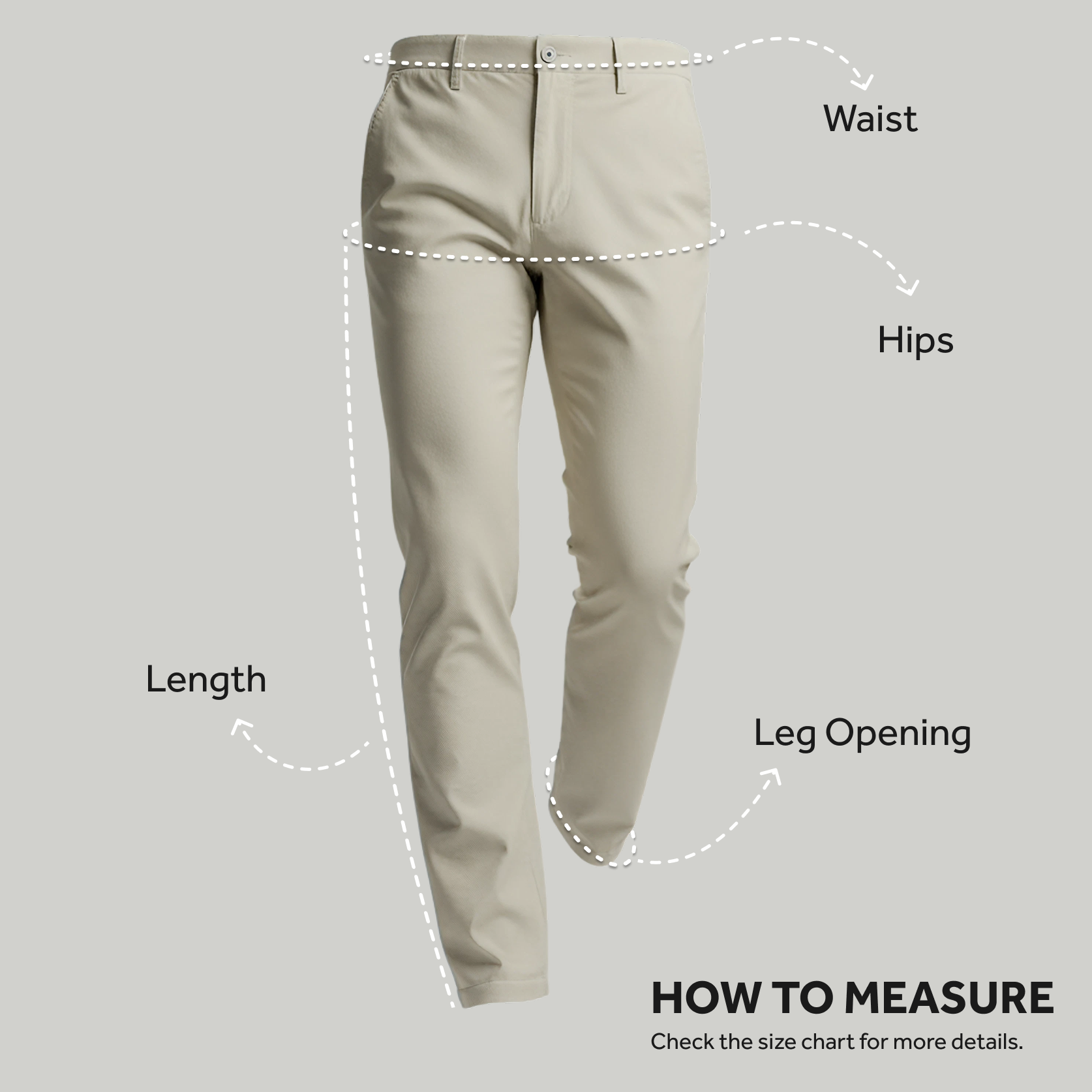 4 Pack Chinos: Light Khaki, Light Khaki, Dark Khaki, Dark Khaki