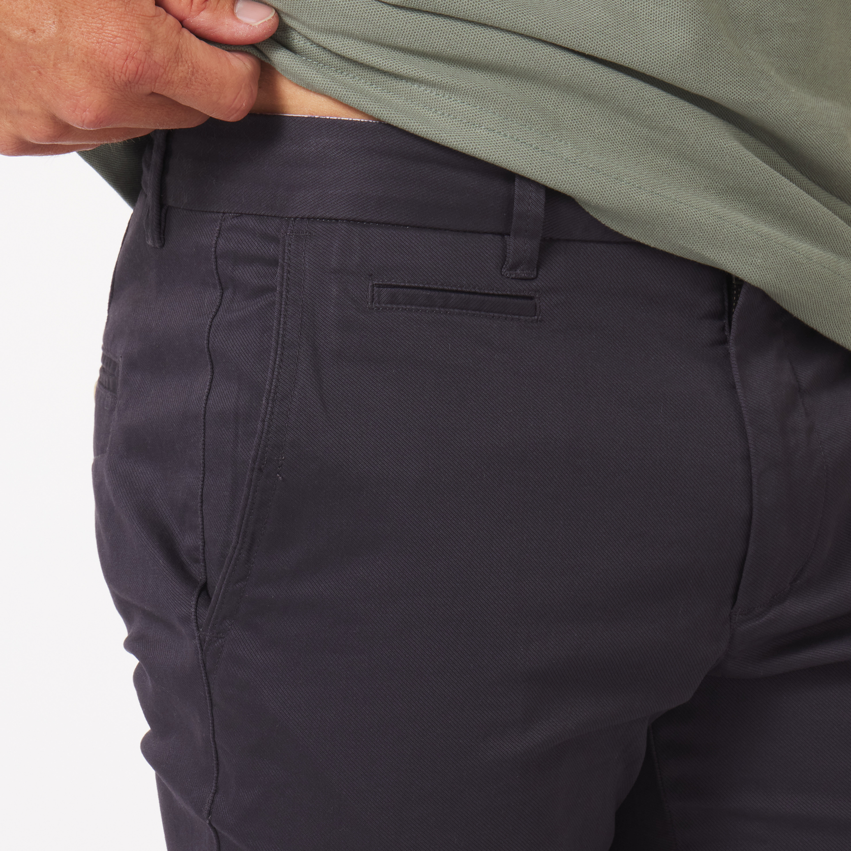 6 Pack Chinos: Ink Blue, Ink Blue, Ink Blue, Faded Black, Faded Black, Faded Black