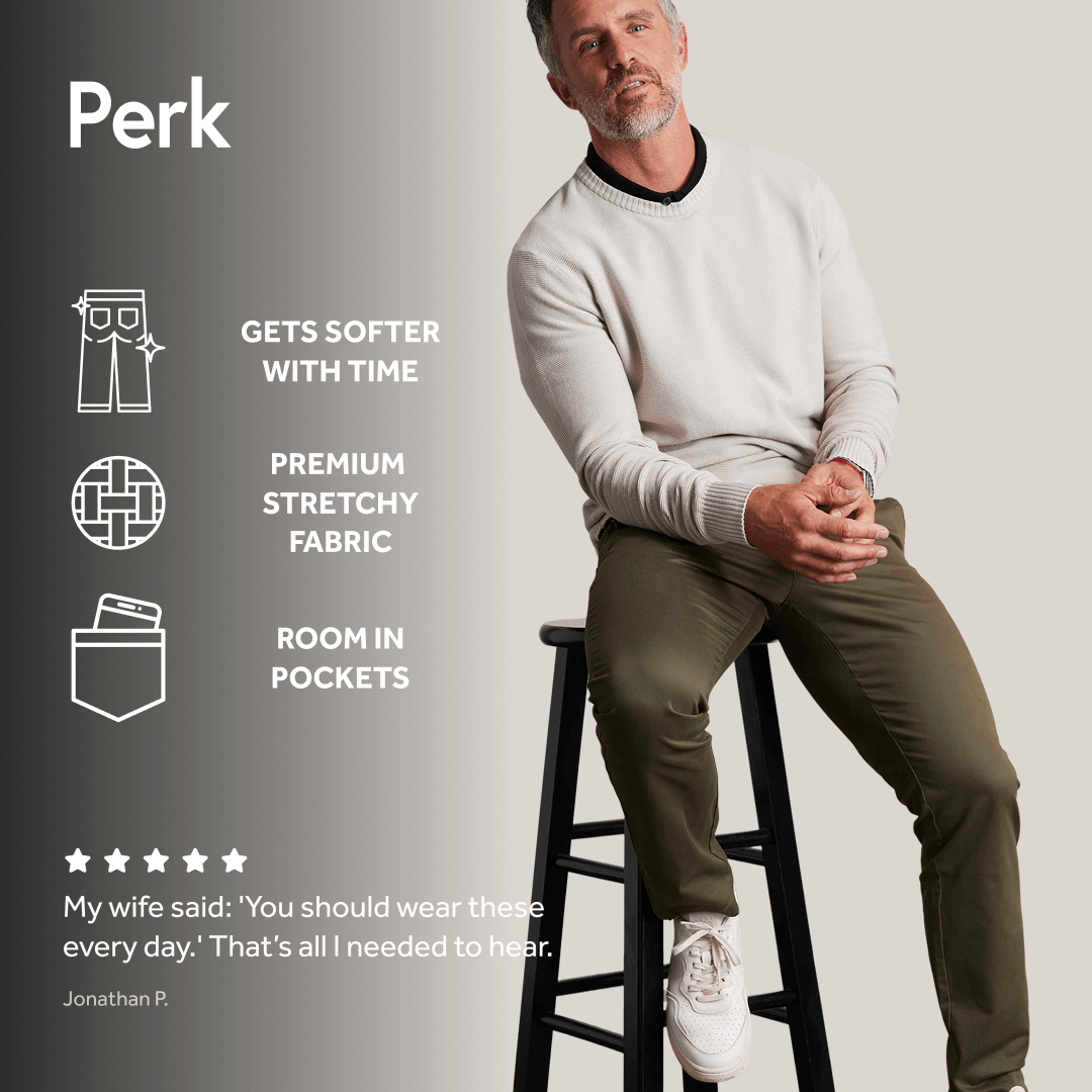 Feel Good Camo Olive Chinos