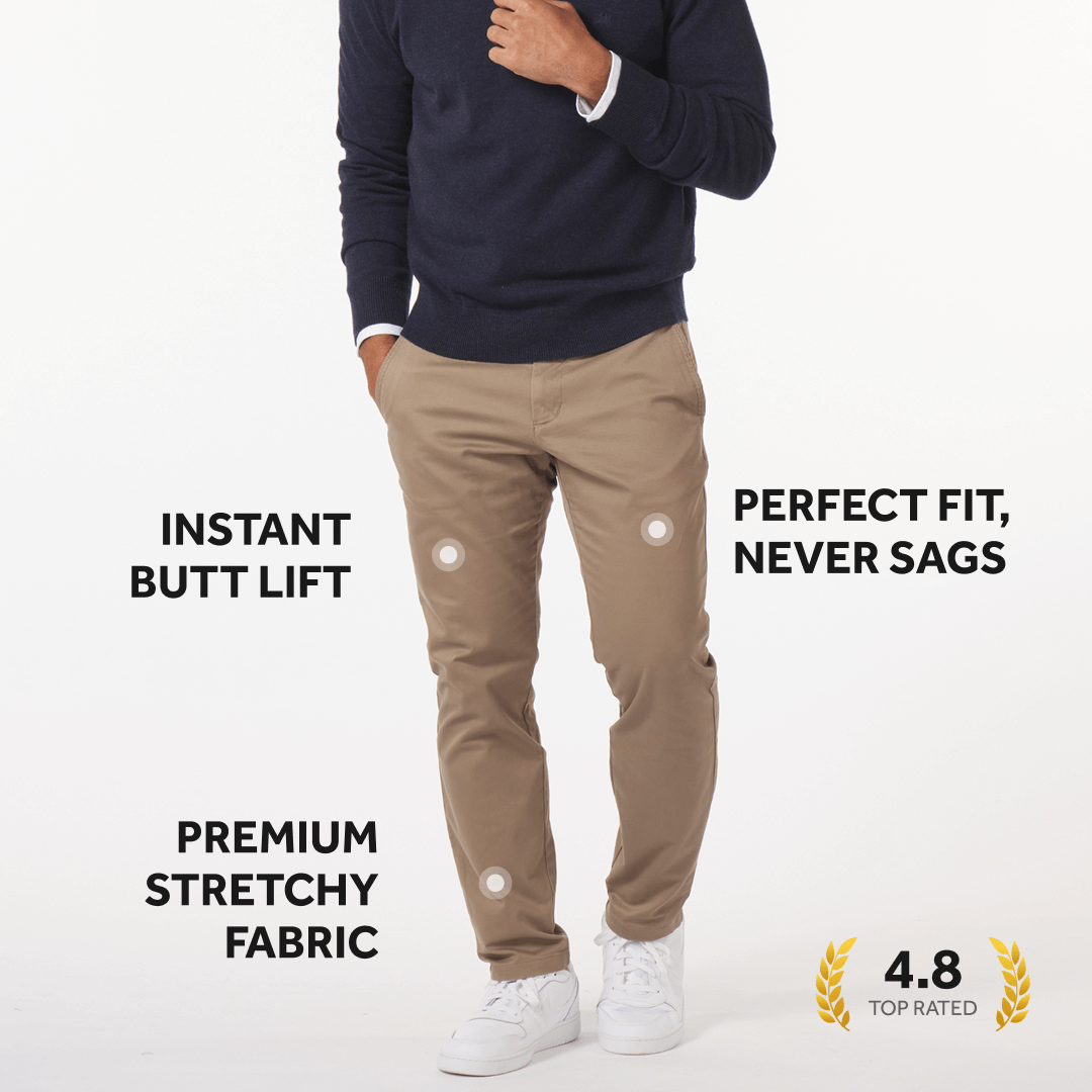 Feel Good Dark Khaki Chinos