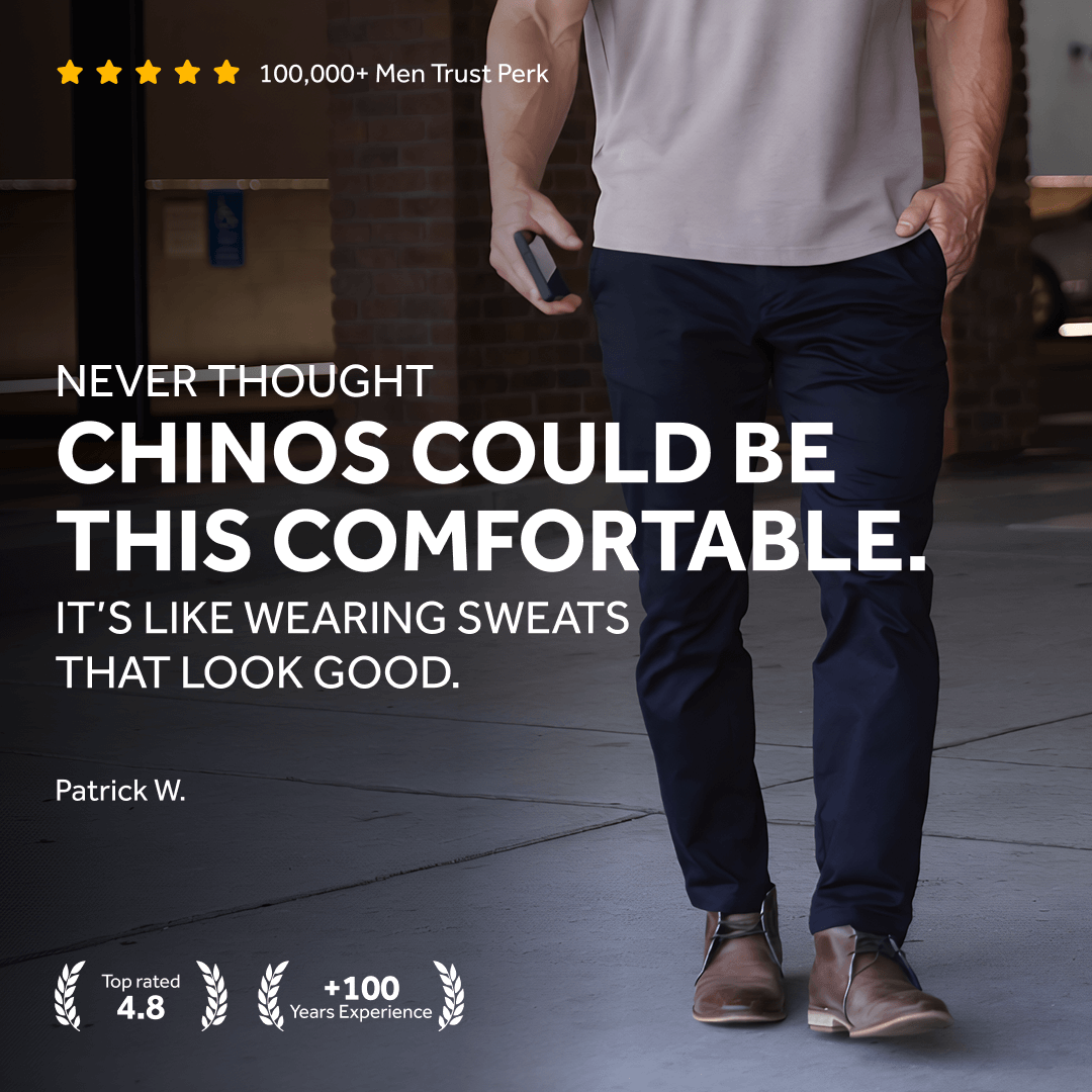Feel Good Chinos in Ink Blue