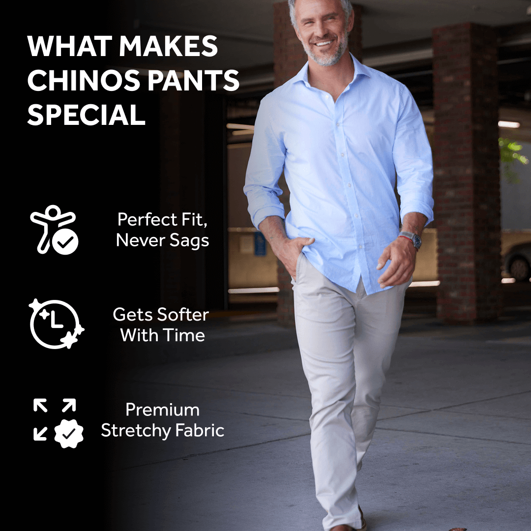 Feel Good Light Khaki Chinos