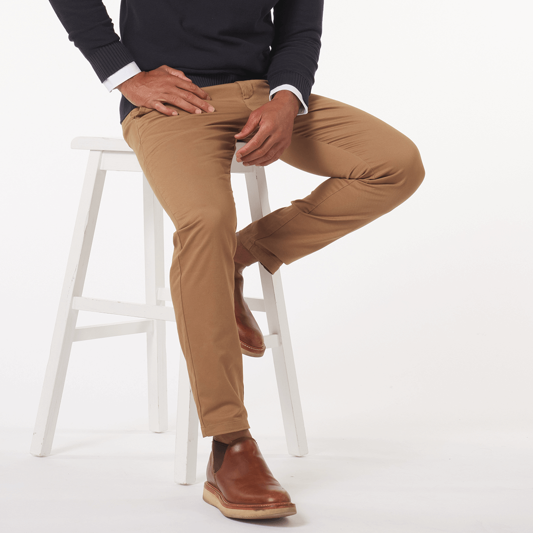 Feel Good Chinos in Smooth Oak