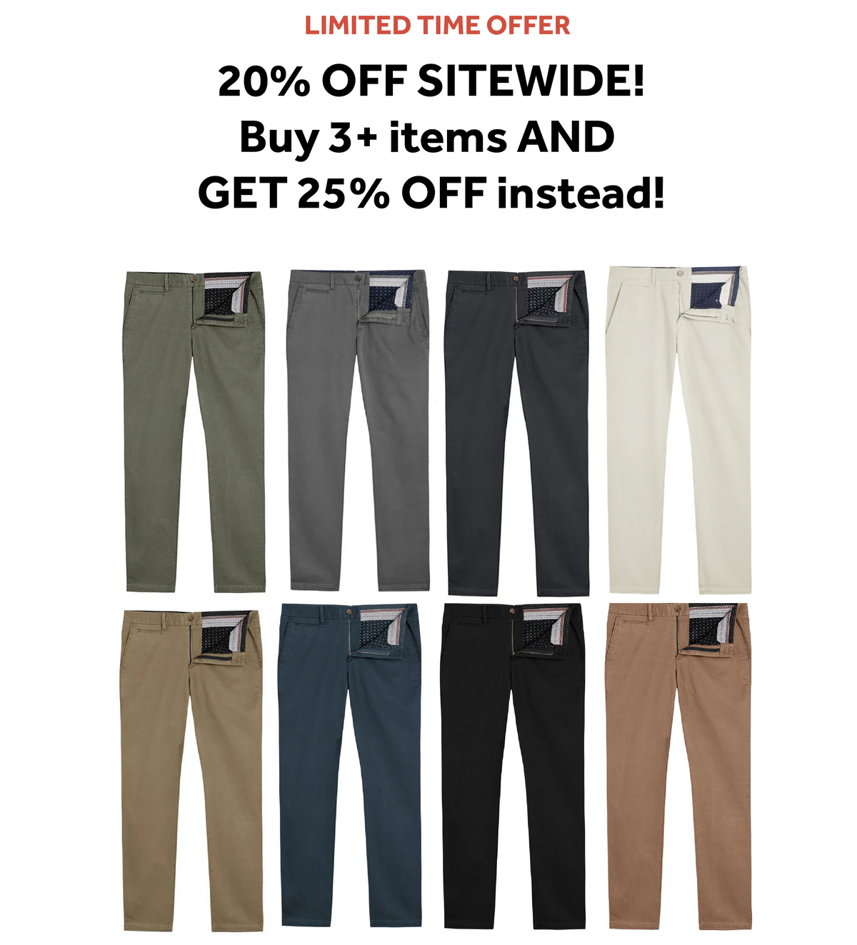 Black Chinos for Men - Premium Slim Fit Comfort | Perk
