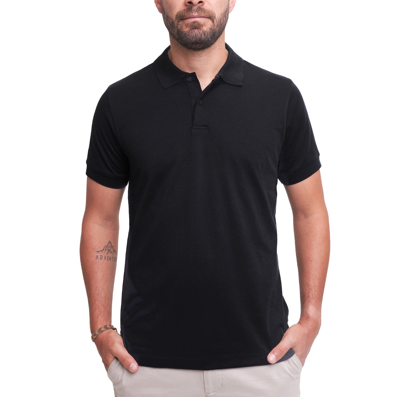 Black polo shirt clearance pack