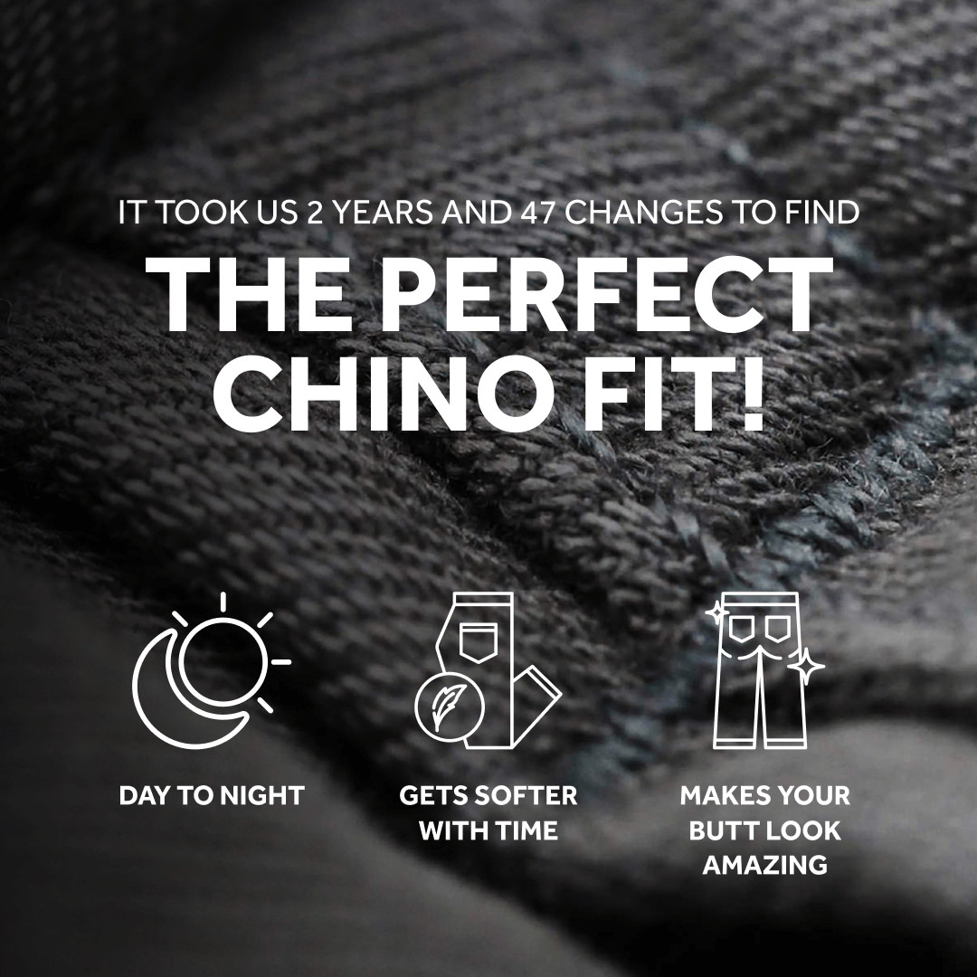 Feel Good Chinos in Ink Blue