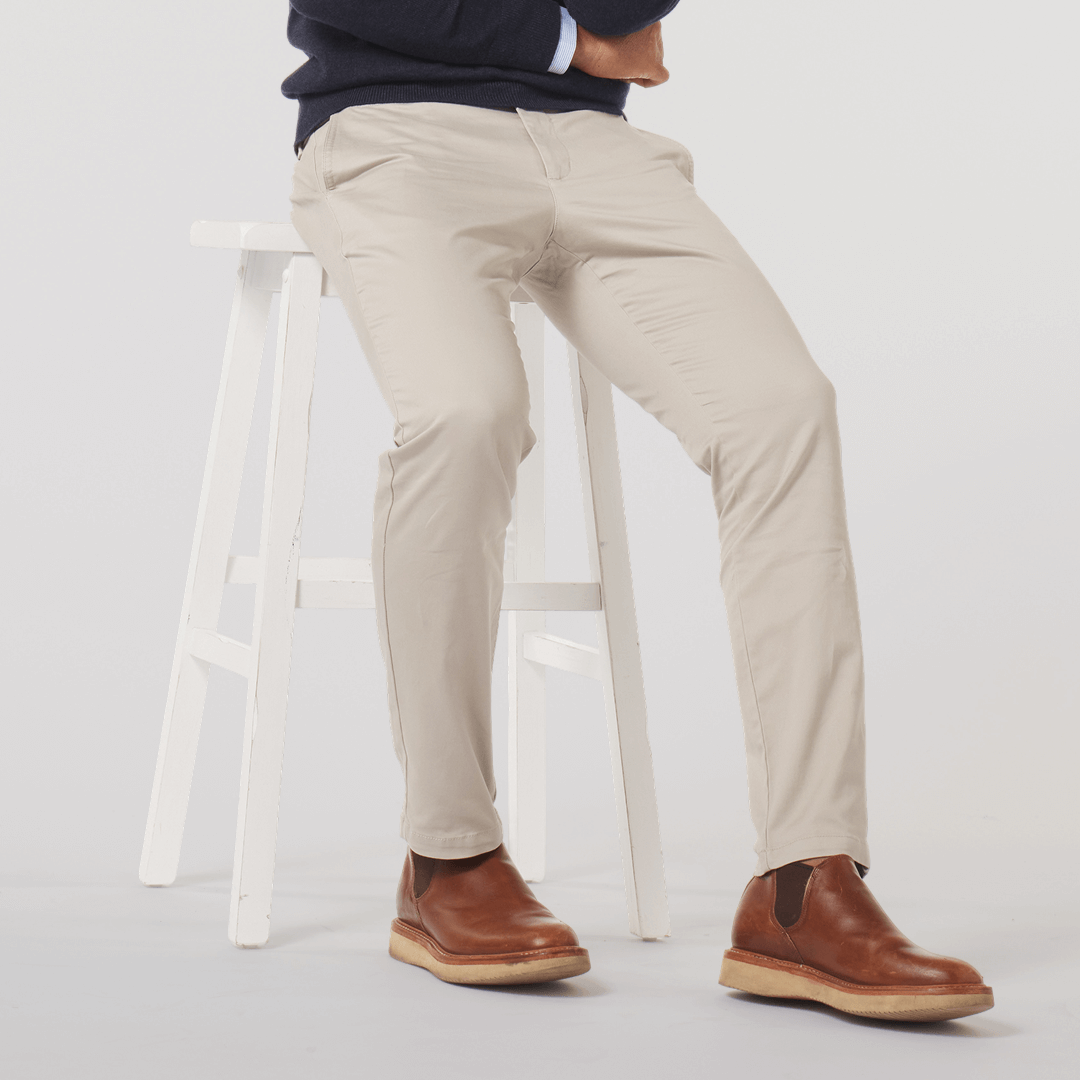 Feel Good Light Khaki Chinos