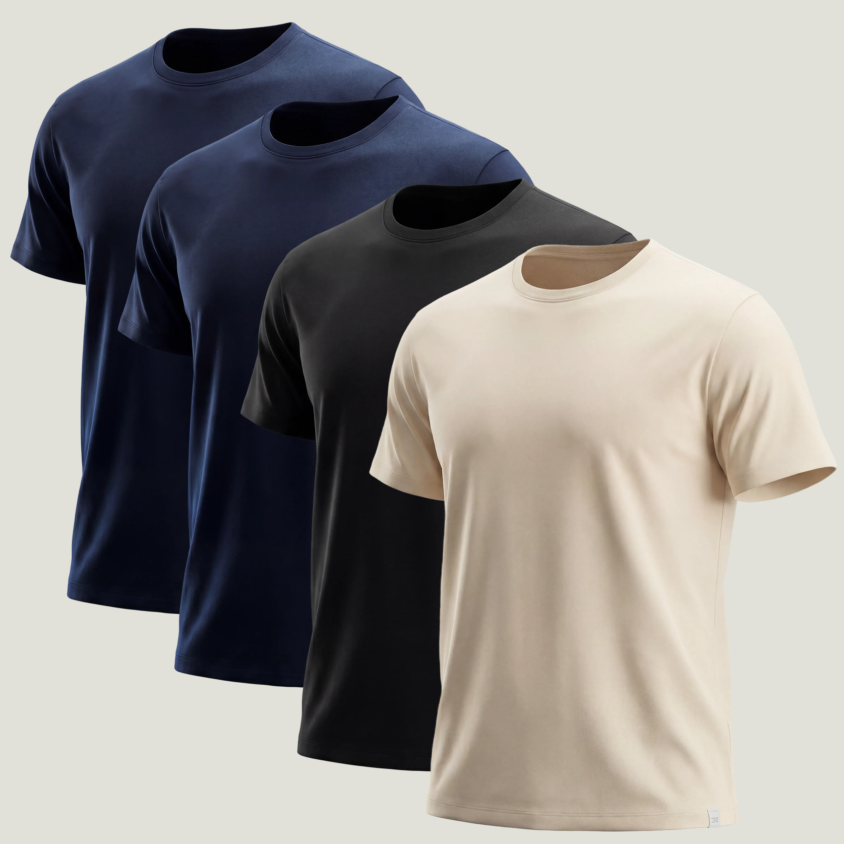 #color_navy essentials: 2 navy | 1 black | 1 dust