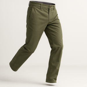 Feel Good Camo Olive Chinos