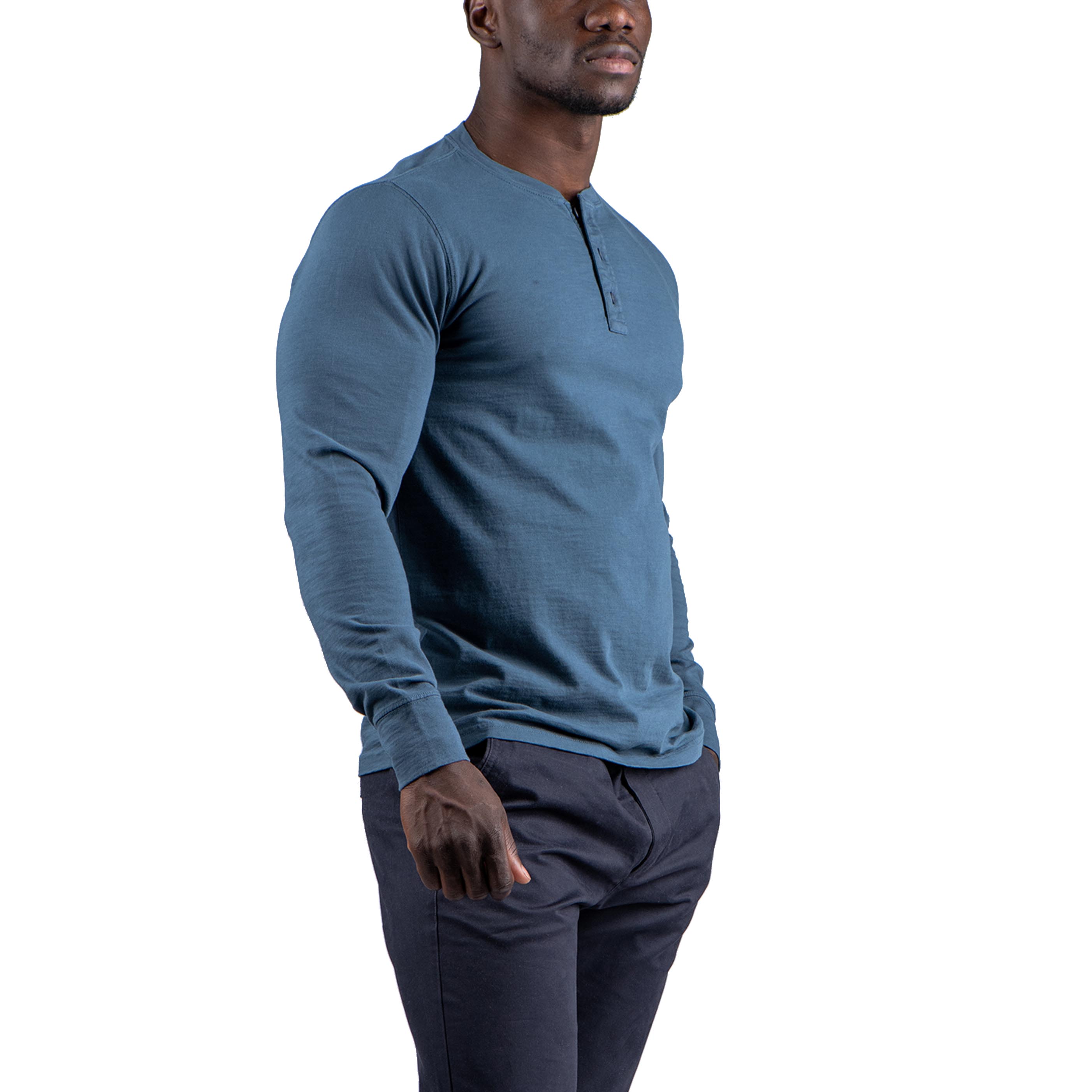 Chinos and shop henley shirt