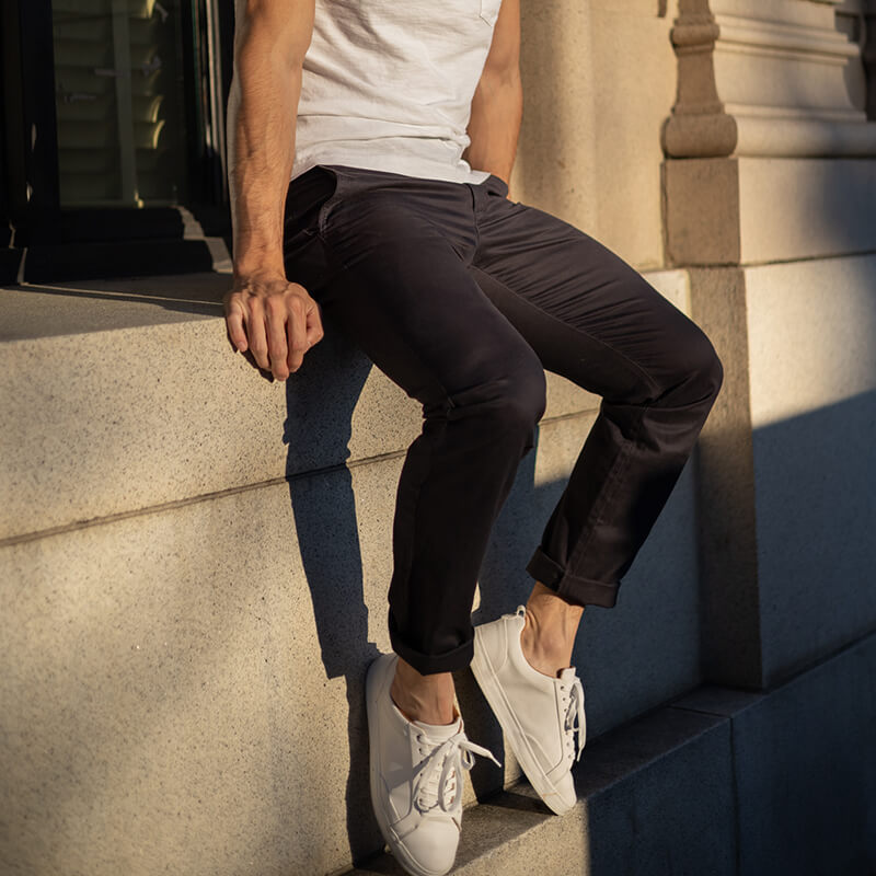 Feel Good Chinos in Ink Blue