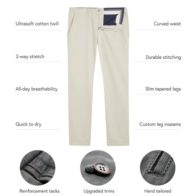 Shop Men's Light Khaki Pants | Slim Fit Light Khaki Chinos